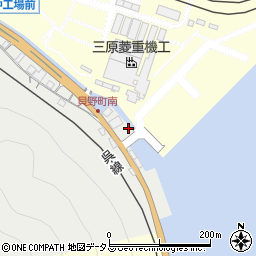広島県三原市貝野町861-1周辺の地図