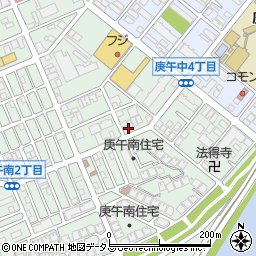 寺岡理容院周辺の地図
