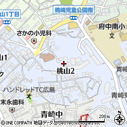 広島県府中町（安芸郡）桃山周辺の地図