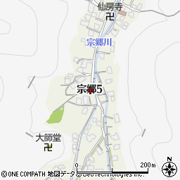 広島県三原市宗郷5丁目周辺の地図