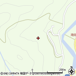 大阪府河内長野市滝畑周辺の地図