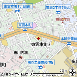 マルハチ東雲店周辺の地図