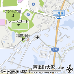 広島県東広島市西条町大沢1249周辺の地図