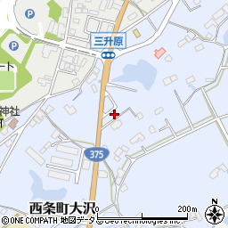広島県東広島市西条町大沢10082-27周辺の地図