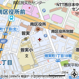 サーパス皆実町ネオスタイル東館周辺の地図