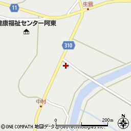 山口県山口市阿東生雲中728-4周辺の地図