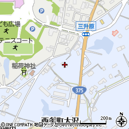 広島県東広島市西条町大沢81周辺の地図