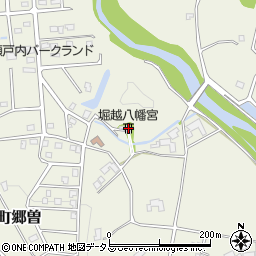 堀越八幡宮周辺の地図