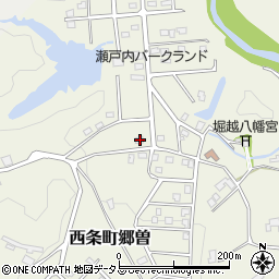 広島県東広島市西条町郷曽428周辺の地図