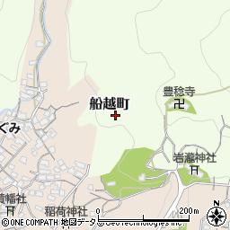 広島県広島市安芸区船越町周辺の地図