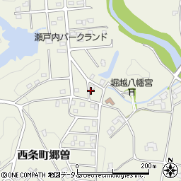 広島県東広島市西条町郷曽10428-4周辺の地図