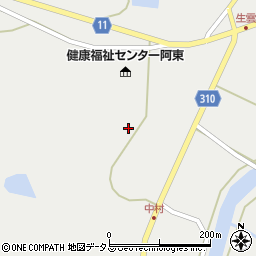 山口県山口市阿東生雲中706周辺の地図