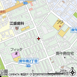 松陰塾　庚午校周辺の地図