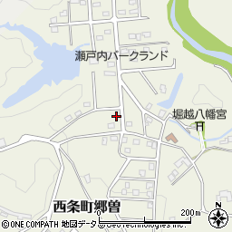 広島県東広島市西条町郷曽10428-15周辺の地図