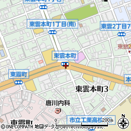 東雲本町周辺の地図