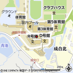 大阪体育大学周辺の地図