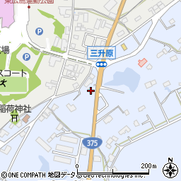 広島県東広島市西条町大沢82周辺の地図