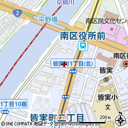 平安祭典広島南会館ウイングホール周辺の地図