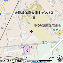 山口県長門市東深川田屋498周辺の地図