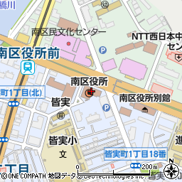 広島市保健所　南区分室周辺の地図