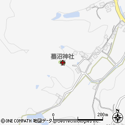 蟇沼神社周辺の地図