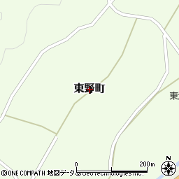広島県竹原市東野町周辺の地図
