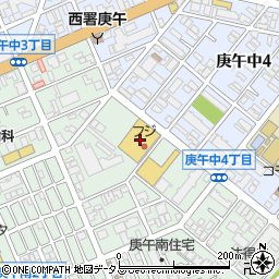 広島銀行フジ庚午店共同 ＡＴＭ周辺の地図