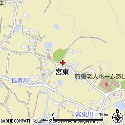 香川県高松市庵治町宮東周辺の地図