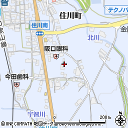 奈良県五條市住川町周辺の地図
