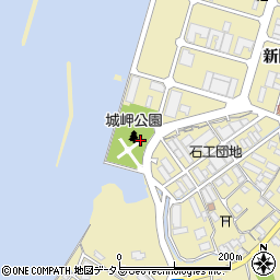 庵治城岬公園トイレ周辺の地図