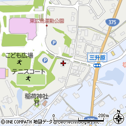 広島県東広島市西条町田口3341周辺の地図
