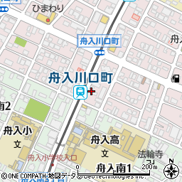 もみじ銀行舟入支店 ＡＴＭ周辺の地図