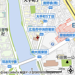 広島市消防局周辺の地図