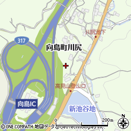 広島県尾道市向島町7085-2周辺の地図