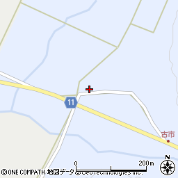 山口県山口市阿東生雲西分2124周辺の地図