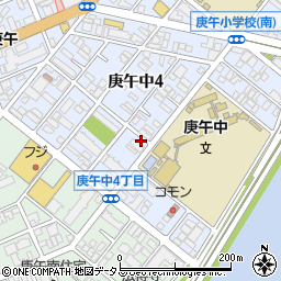 広島県広島市西区庚午中4丁目16-31周辺の地図