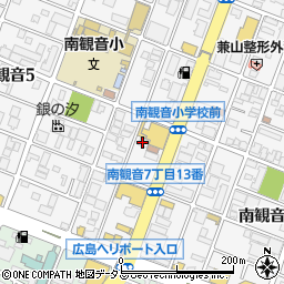 ダックス株式会社　広島中央店周辺の地図