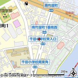 Ｃａｌｍ南竹屋町周辺の地図