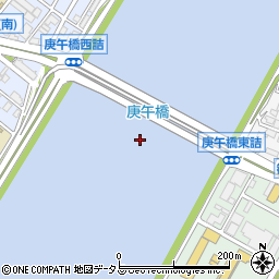 庚午橋周辺の地図