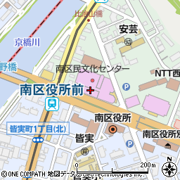 大東建託株式会社　広島南支店周辺の地図