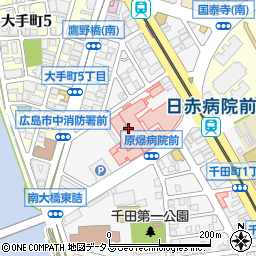 もみじ銀行広島赤十字・原爆病院 ＡＴＭ周辺の地図