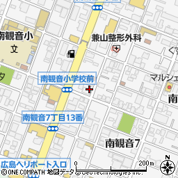株式会社中国道路施設周辺の地図