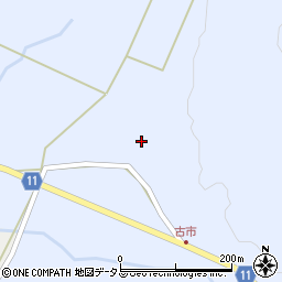 山口県山口市阿東生雲西分2227周辺の地図