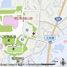 広島県東広島市西条町田口3345周辺の地図