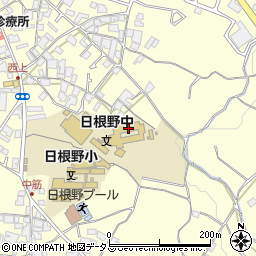 泉佐野市立日根野中学校周辺の地図