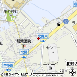 メガネの田中チェーン泉南店周辺の地図