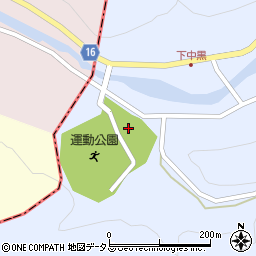 奈良県吉野郡東吉野村中黒1222周辺の地図