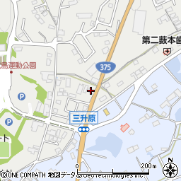 広島県東広島市西条町田口3422周辺の地図