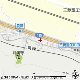 広島県三原市貝野町6-7周辺の地図