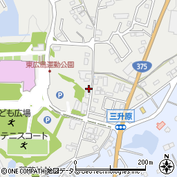 広島県東広島市西条町田口3364周辺の地図